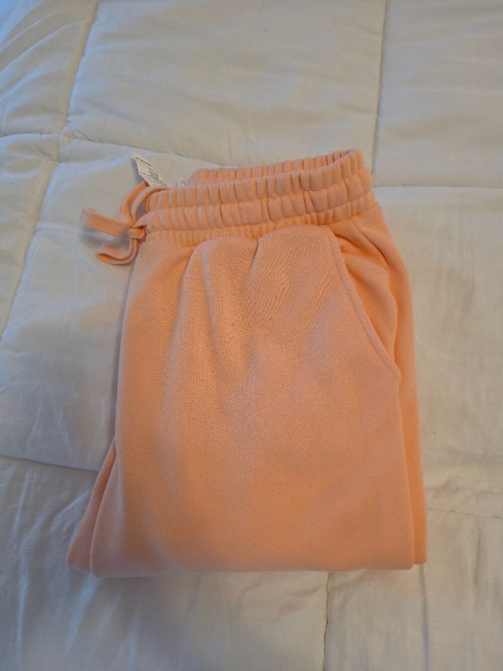 Peach joggers
